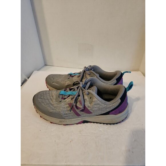 New Balance NITREL v3 Women's Running Shoes, gray, fuchsia sz 8.5 - Picture 2 of 6